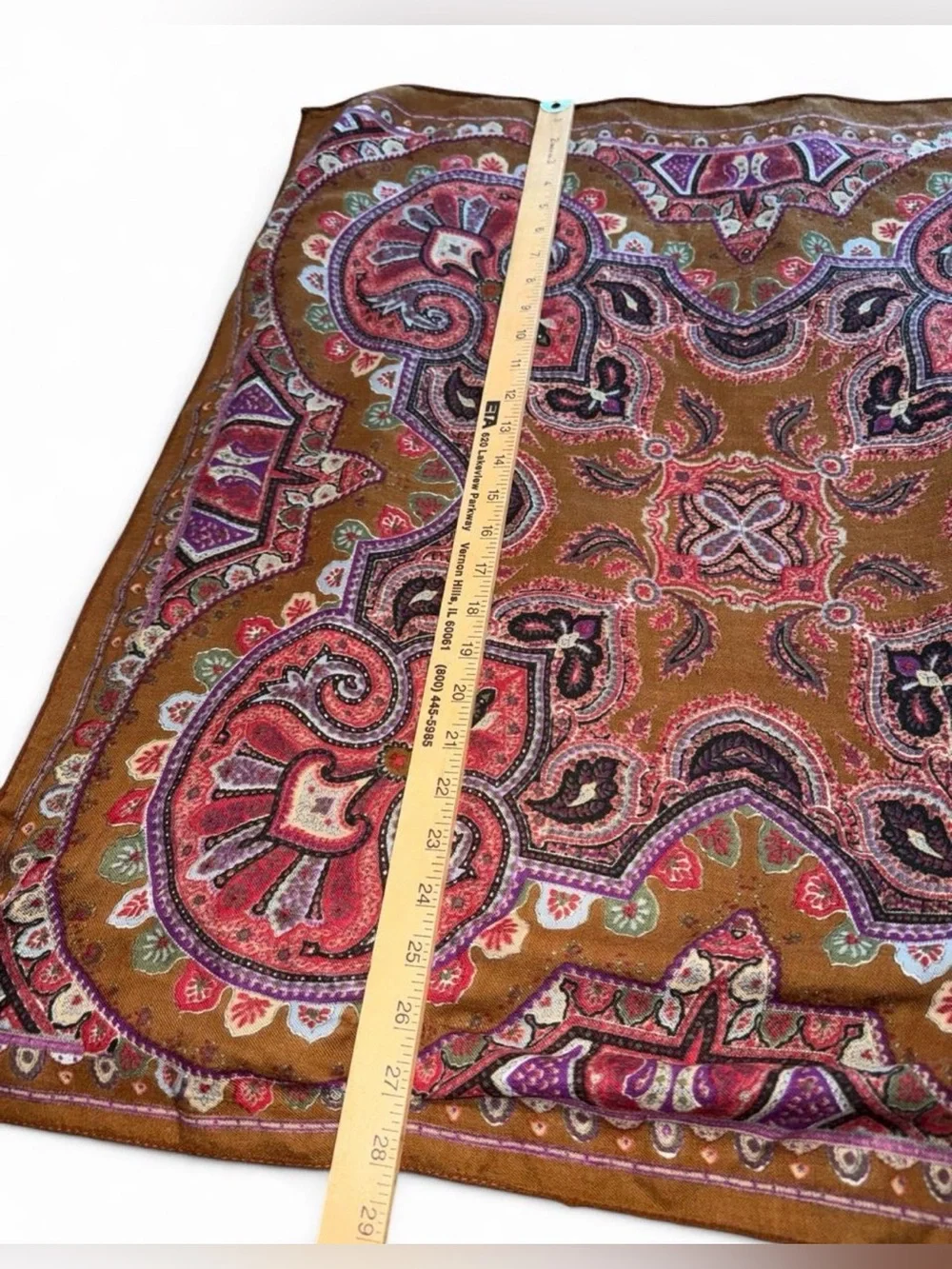Bohemian Pink and brown large bandana